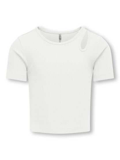 ONLY JR NESSA SS - BIANCO