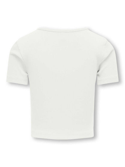 ONLY JR NESSA SS - BIANCO
