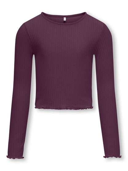 MAGLIA NELLA ONLY JUNIOR DA BAMBINA MALVA
