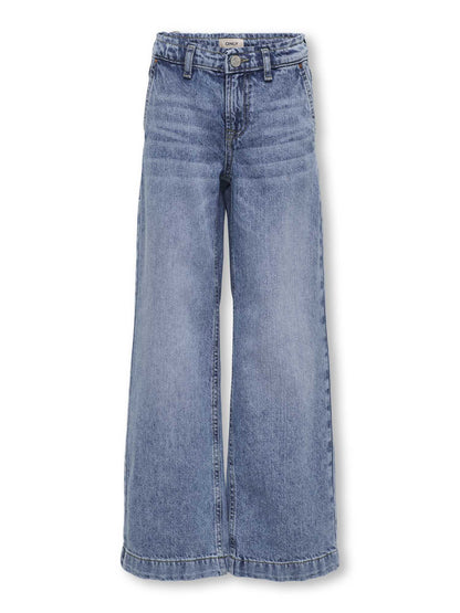 Jeans Only Comet Wide per bambino unisex in denim medio