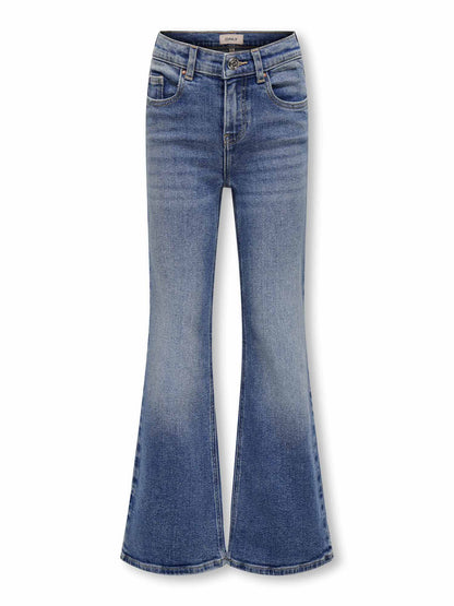 Only Jr Juicy Flared, jeans Unisex bambino denim