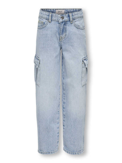 ONLY JR HARMONY WIDE - JEANS CHIARO