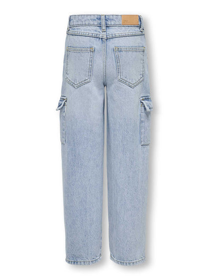 ONLY JR HARMONY WIDE - JEANS CHIARO