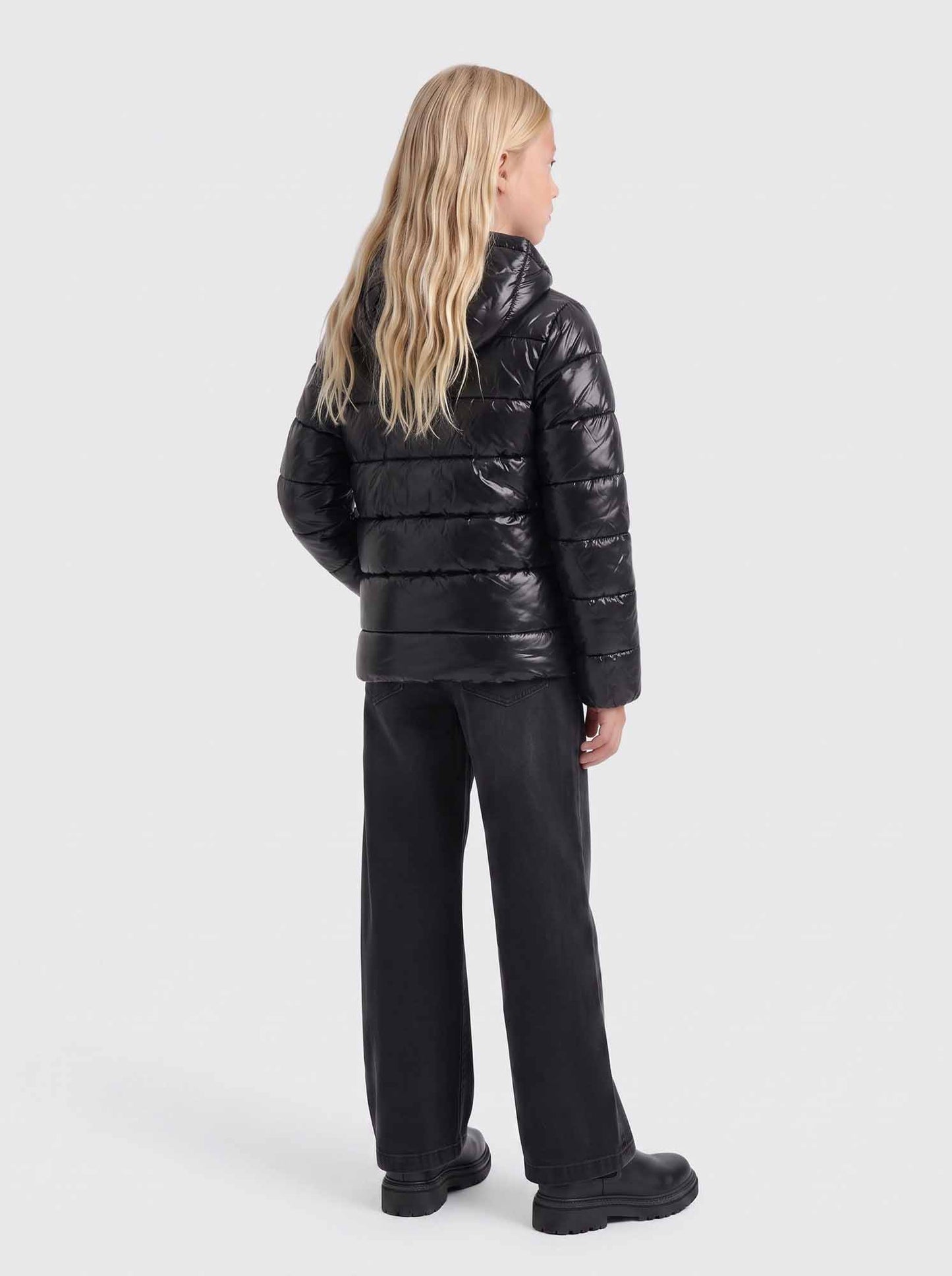 Only Jr Kajsa, giubbotto da bambina nero