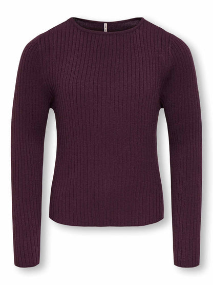 Only Jr Ibi, maglia da Bambina bordeaux