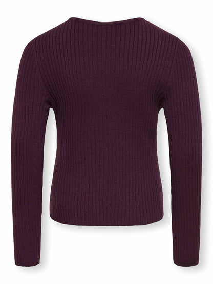 Only Jr Ibi, maglia da Bambina bordeaux