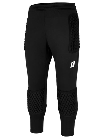 Reusch contest 3/4 pantalone calcio da uomo nero