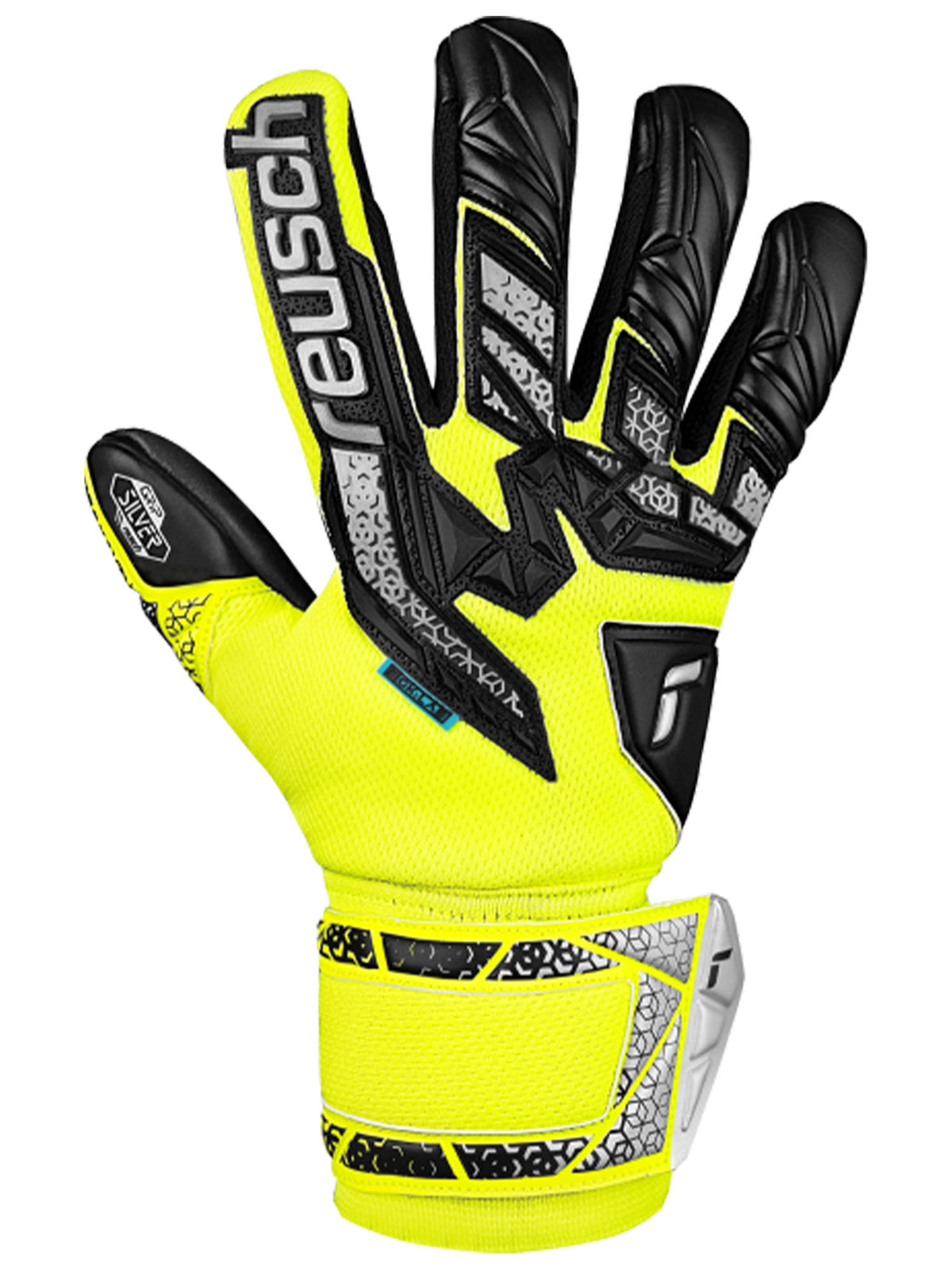 Reusch attrakt freeg guanti portiere calcio da unisex giallo