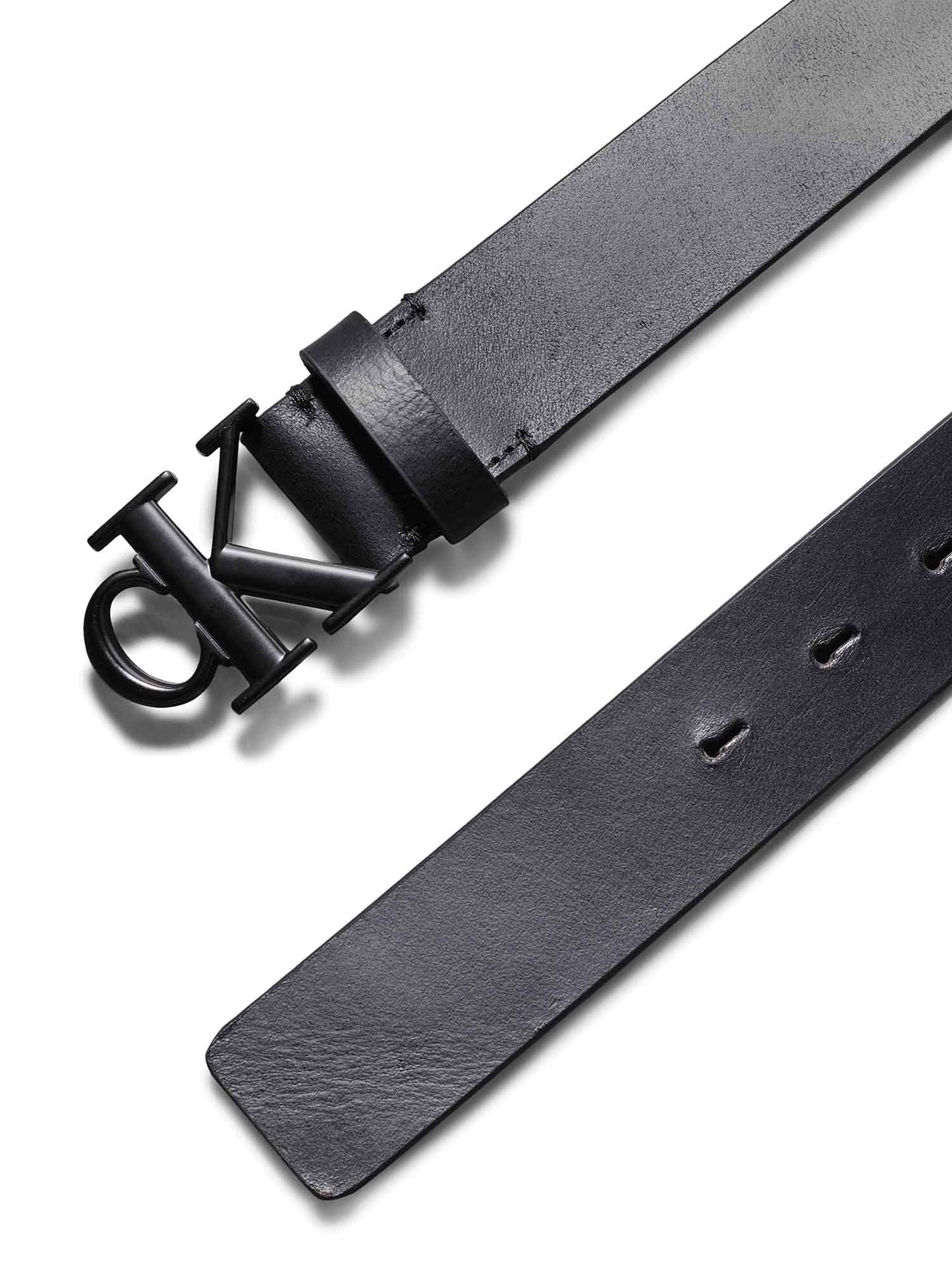 CINTURA MONO PLAQUE CALVIN KLEIN UOMO NERO