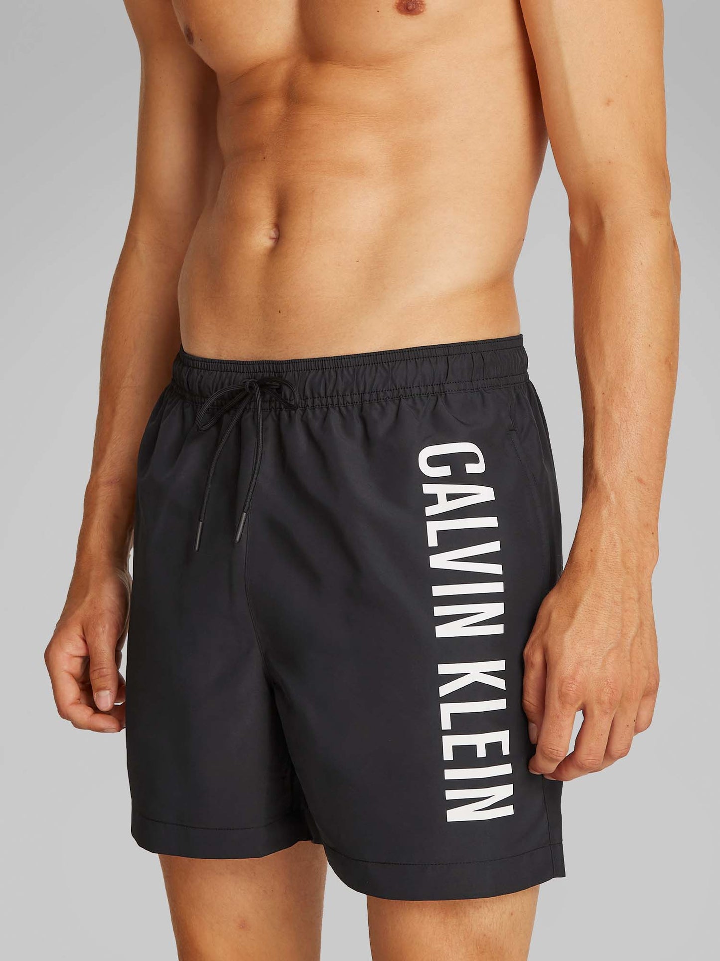 COSTUME BOXER MEDIUM DRAWSTRING CALVIN KLEIN JEANS UOMO NERO