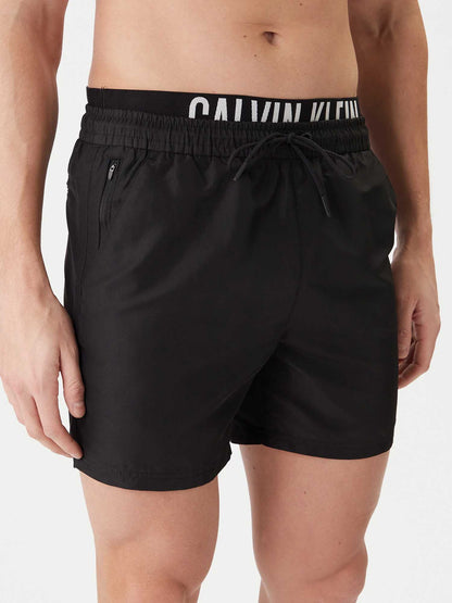 Costume boxer Calvin Klein Medium Drawstring nero uomo