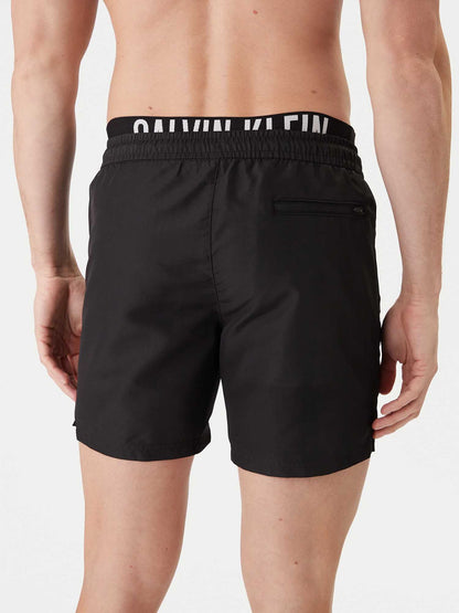 Costume boxer Calvin Klein Medium Drawstring nero uomo
