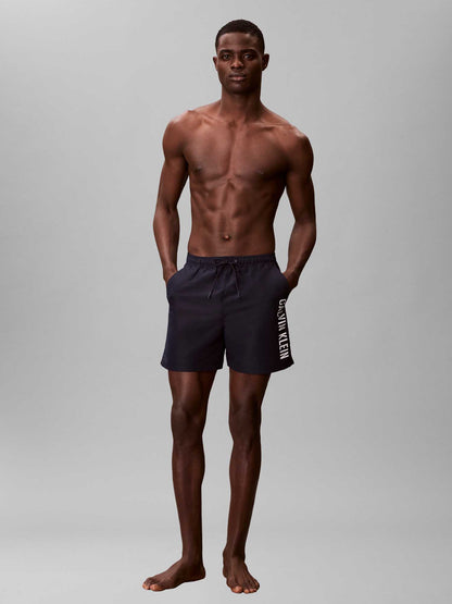 Calvin Klein Medium Drawstring, boxer da bagno uomo adulto blu