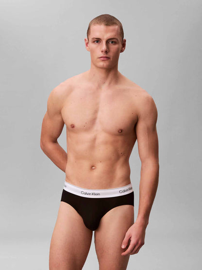 Calvin Klein Icon Cotton Stretch, slip Unisex adulto nero