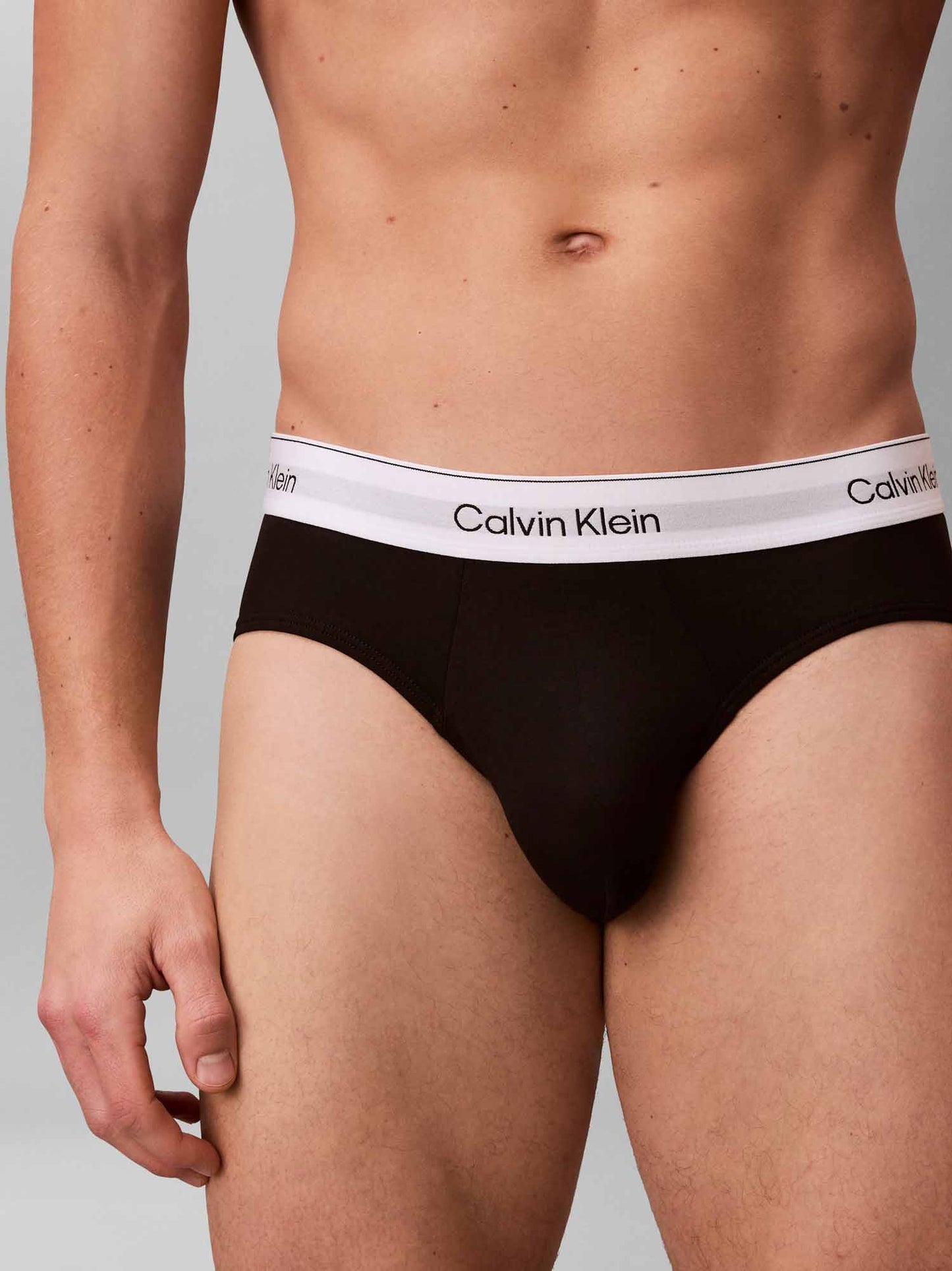 Calvin Klein Icon Cotton Stretch, slip Unisex adulto nero