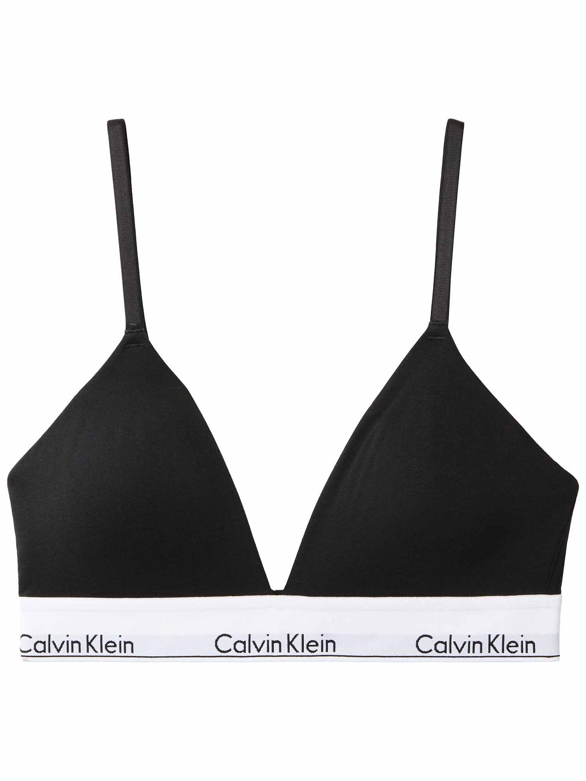 Ck lightly triangle reggiseno da donna nero