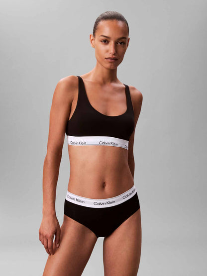 Ck lightly bralette reggiseno da donna nero