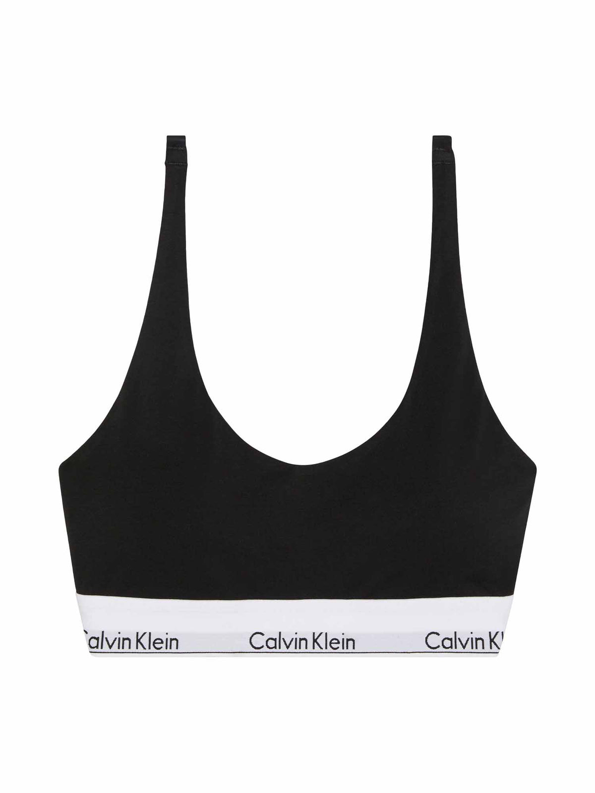 Ck lightly bralette reggiseno da donna nero