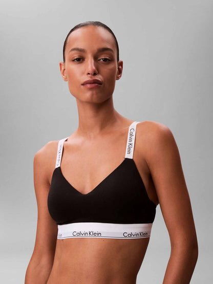 Calvin Klein Icon Cotton Modal, reggiseno da donna nero