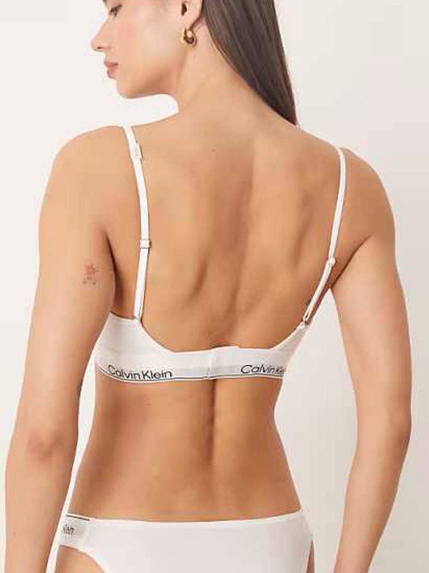 Calvin Klein CK Lined Balconette, reggiseno balconette donna bianco