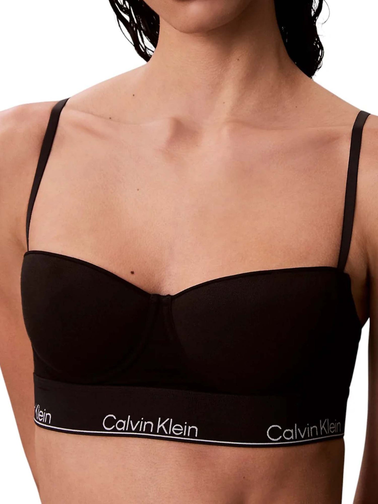 Calvin Klein Lined Balconette, reggiseno nero da donna