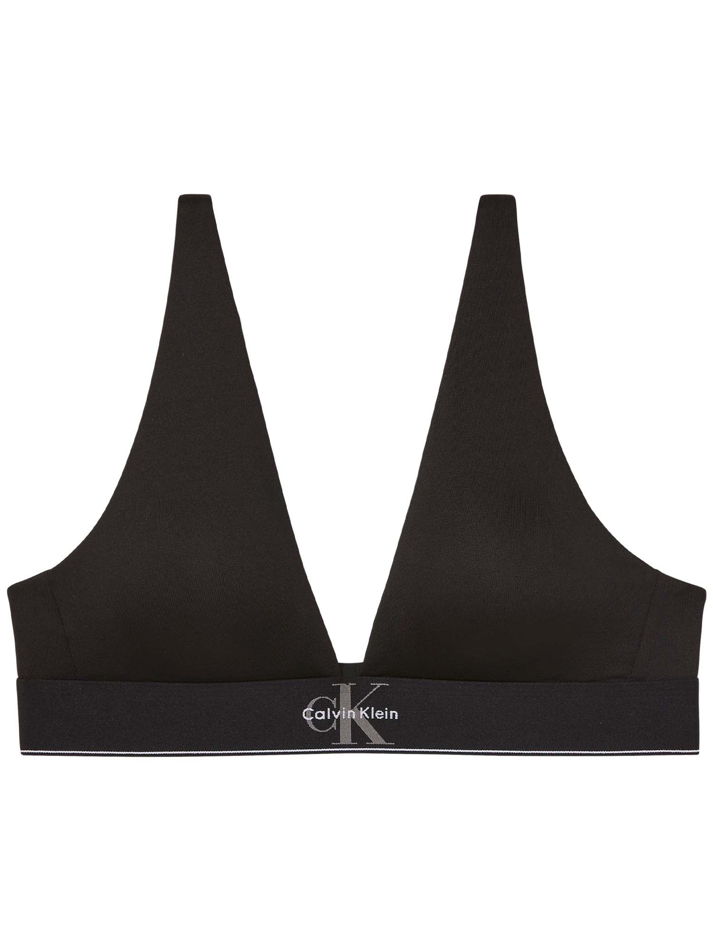 Calvin Klein CK Lined Triangle, reggiseno a triangolo donna nero