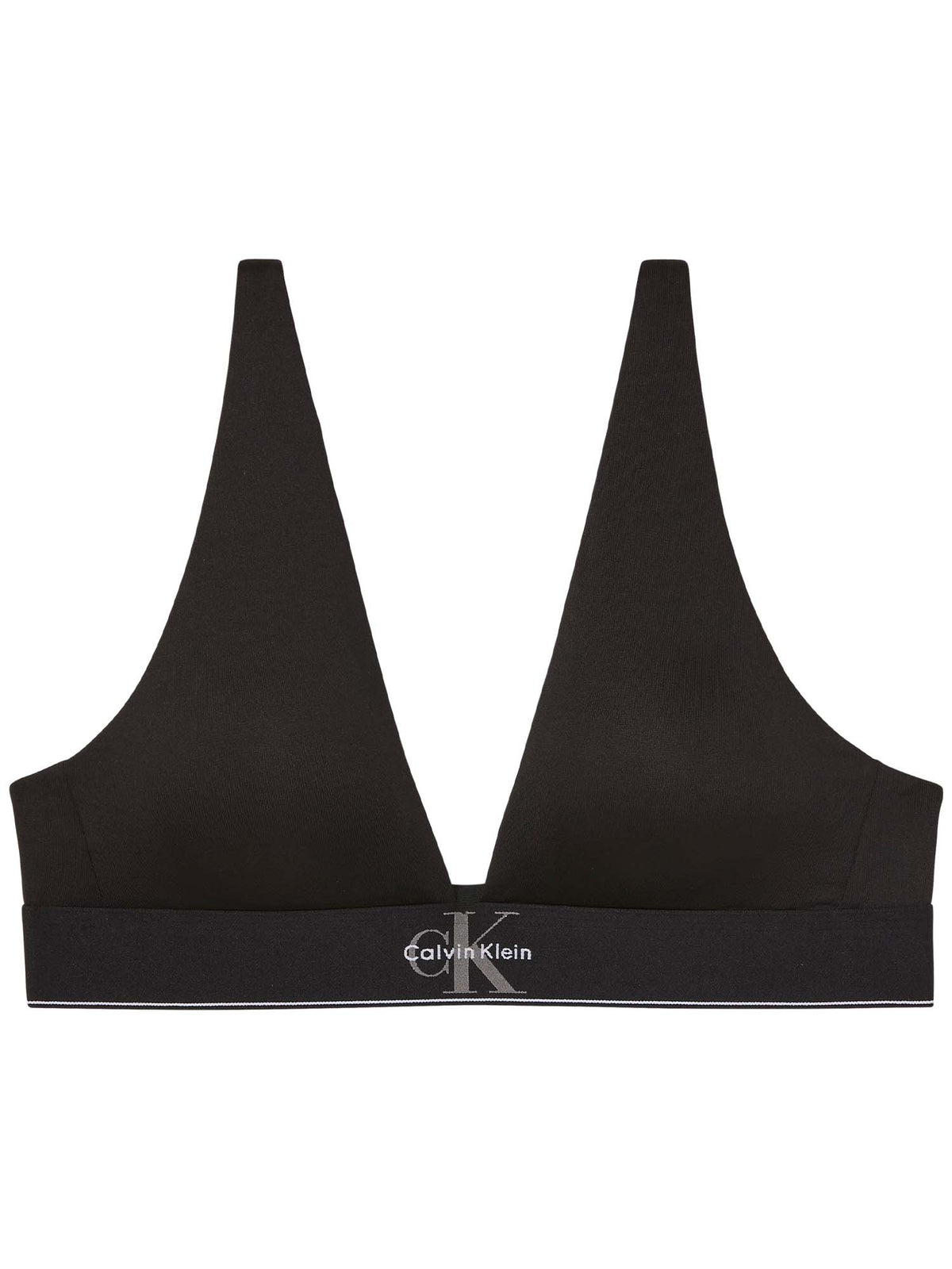 Ck lined triangle reggiseno da donna nero