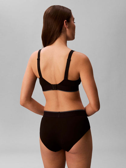 Calvin Klein Lined Bralette, reggiseno leggermente imbottito nero da donna