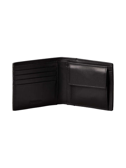 Portafoglio nero Calvin Klein Emboss Woven da uomo