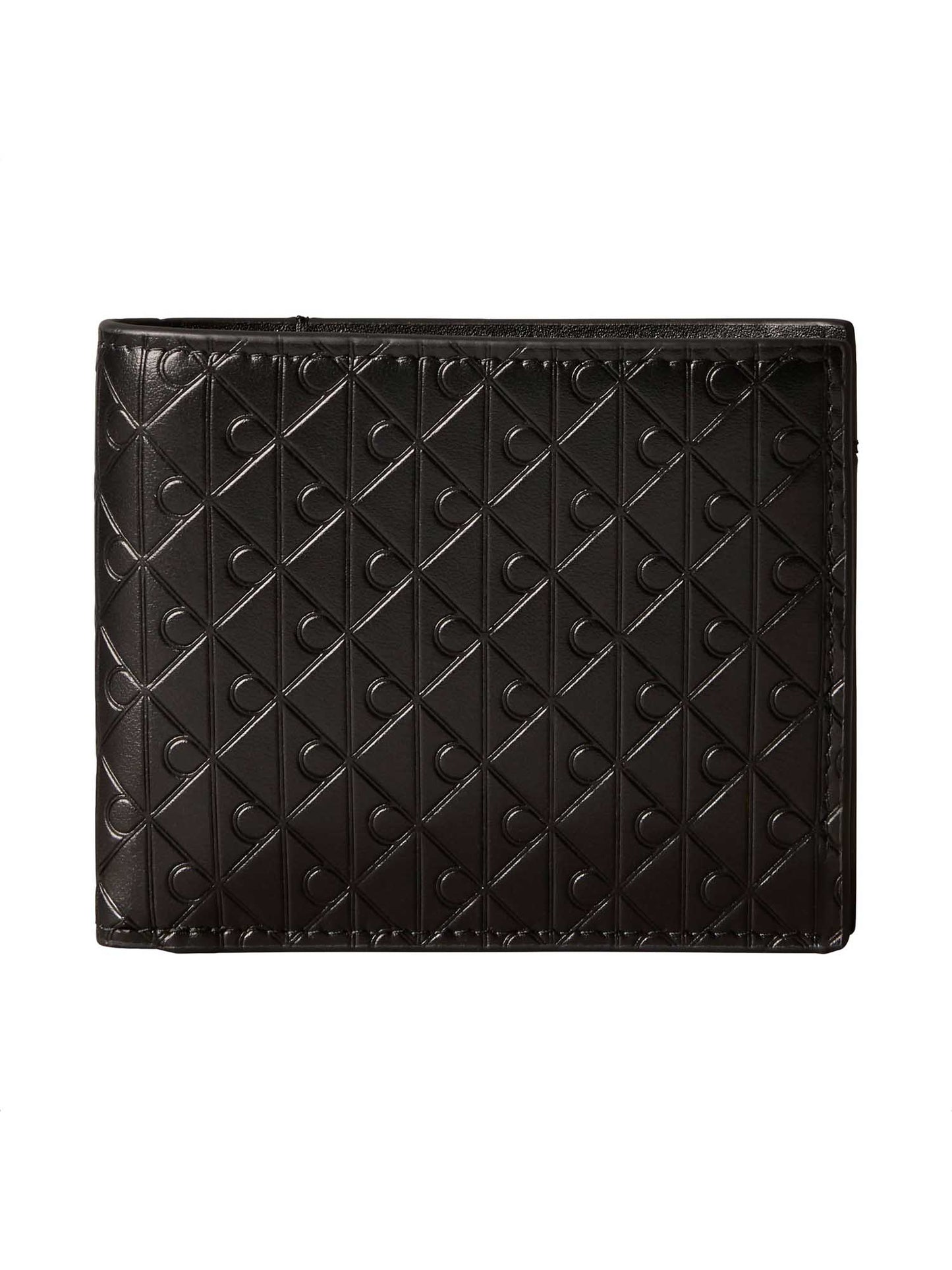Portafoglio nero Calvin Klein Emboss Billfold da uomo
