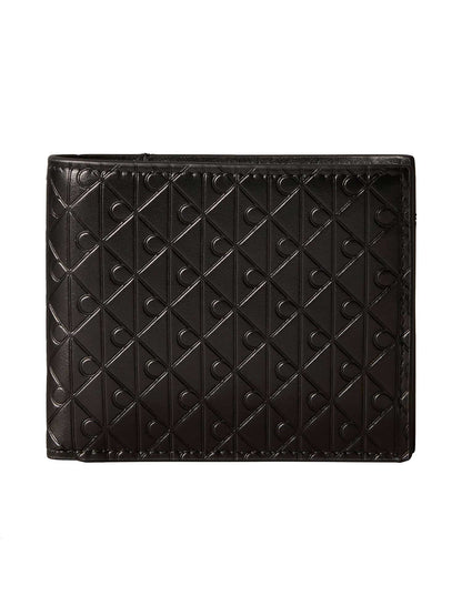 Portafoglio nero Calvin Klein Emboss Billfold da uomo