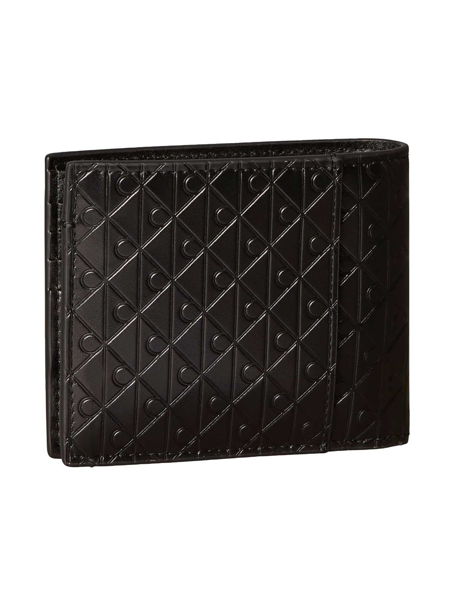 Portafoglio nero Calvin Klein Emboss Billfold da uomo