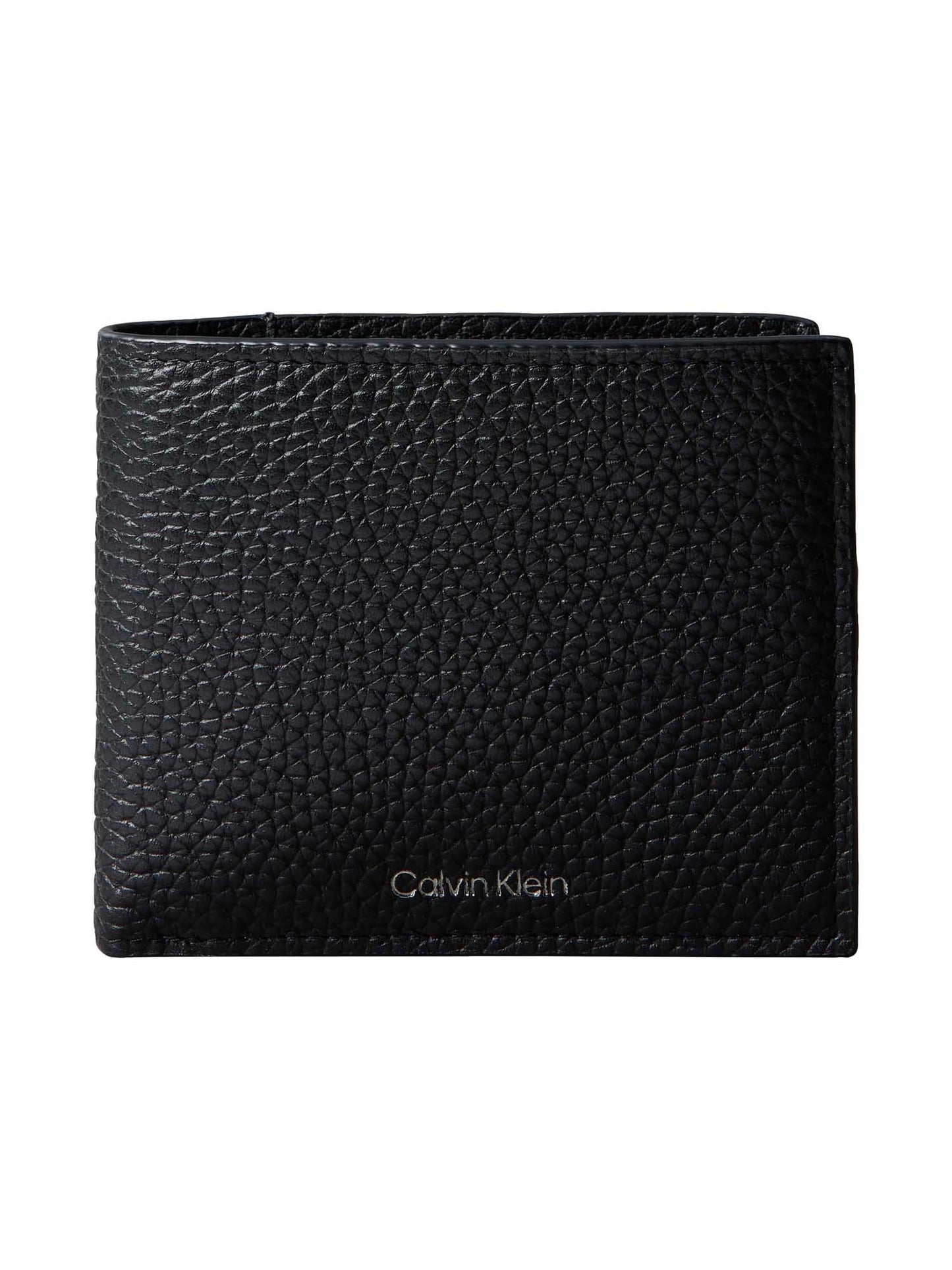 Portafoglio nero Calvin Klein a libro in similpelle da uomo
