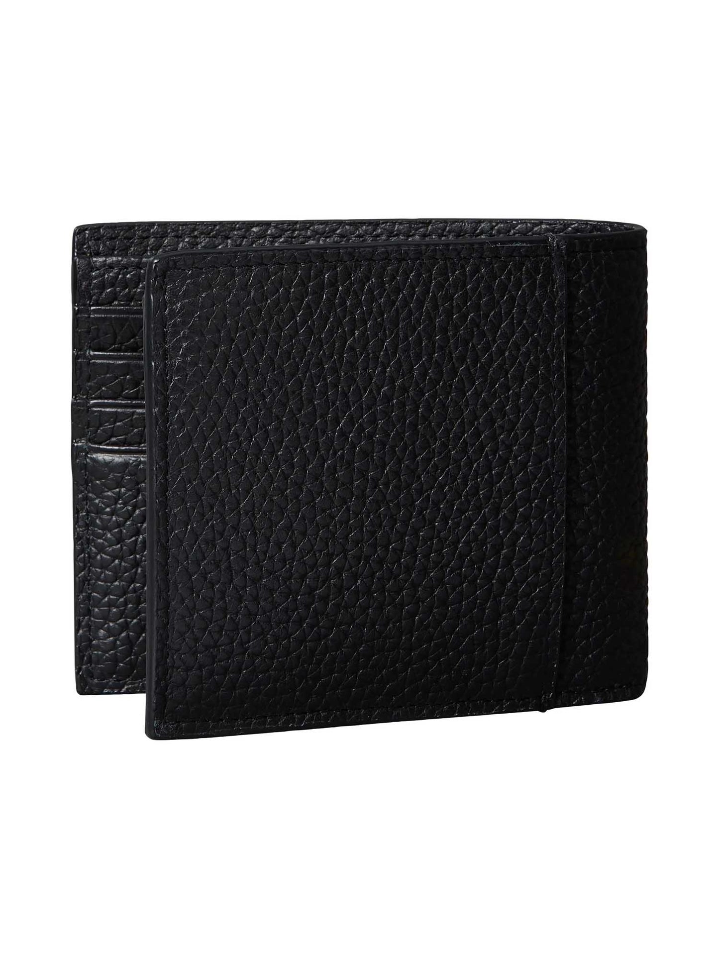 Portafoglio nero Calvin Klein a libro in similpelle da uomo