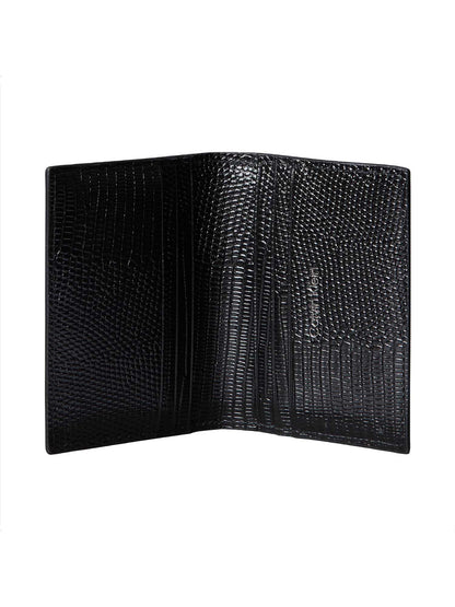 Portafoglio nero Calvin Klein a libro in similpelle da uomo