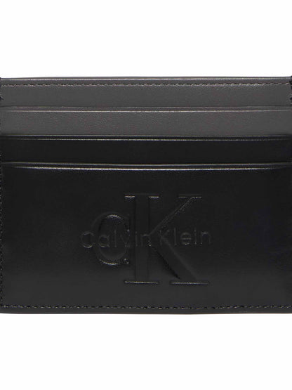 Calvin Klein LV04D1154G UB1, portacarte da uomo nero