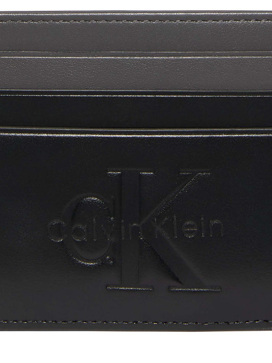 PORTACARTE IN PELLE CALVIN KLEIN DA UOMO NERO