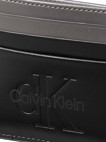 Calvin Klein LV04D1154G UB1, portacarte da uomo nero