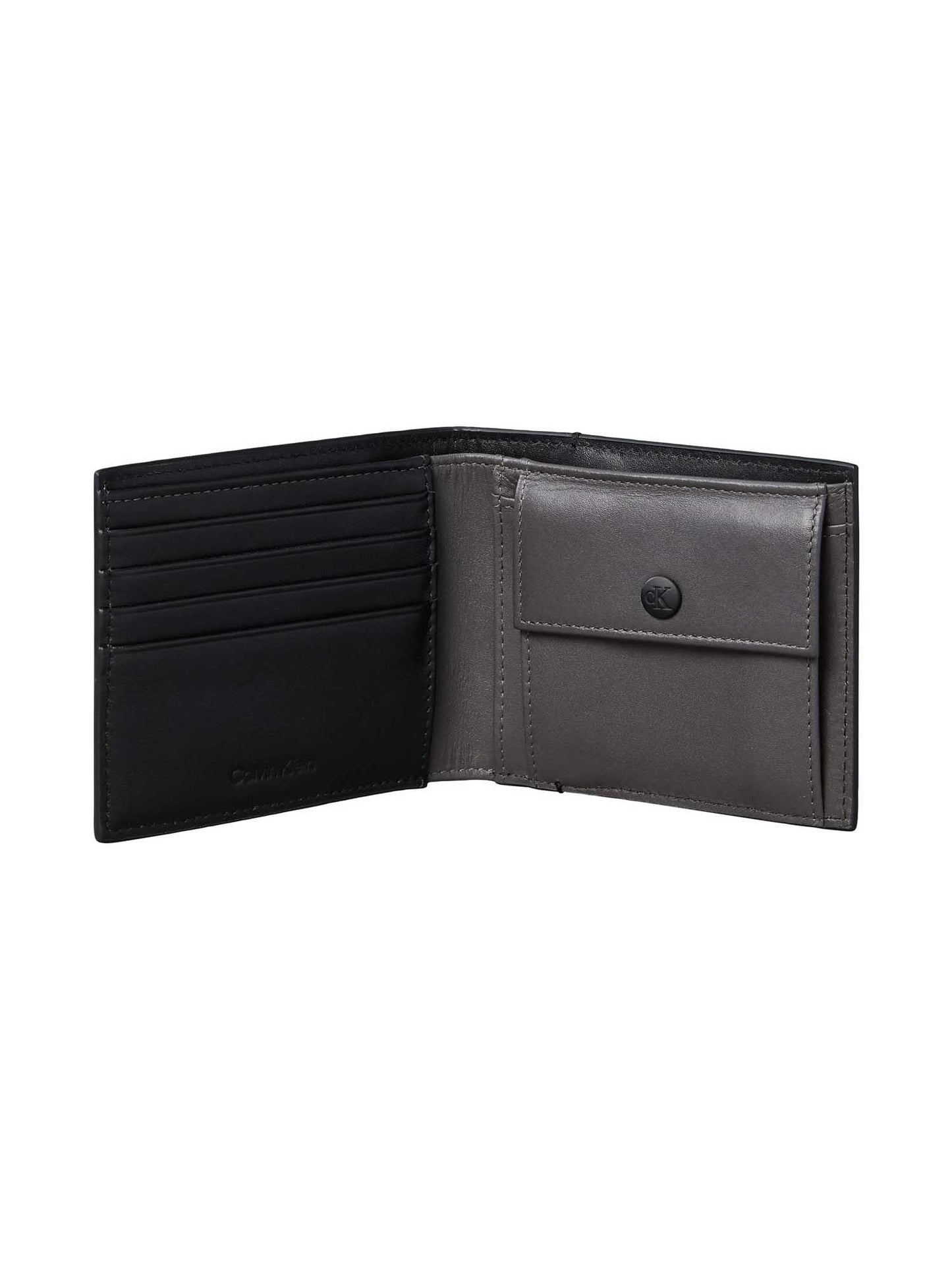Portafoglio nero Calvin Klein Bold Billfold da uomo