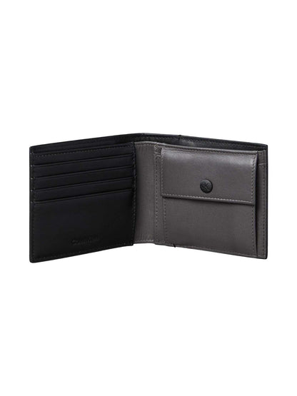 Portafoglio nero Calvin Klein Bold Billfold da uomo