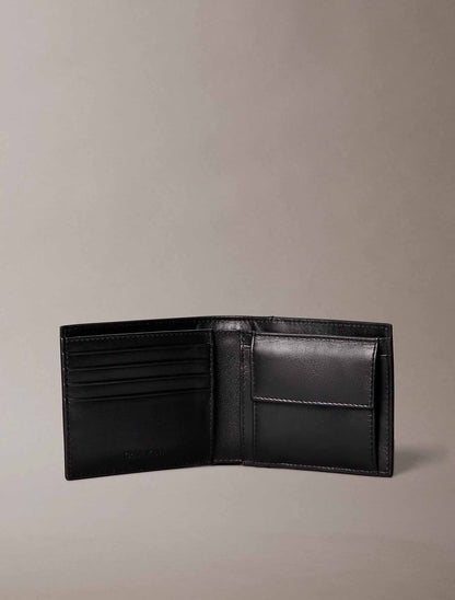 Calvin Klein CK Raised Billfold C, portafoglio da uomo nero