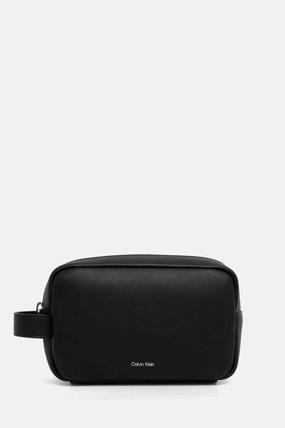 Calvin Klein Raised Dopp Kit, pochette da unisex adulto nera