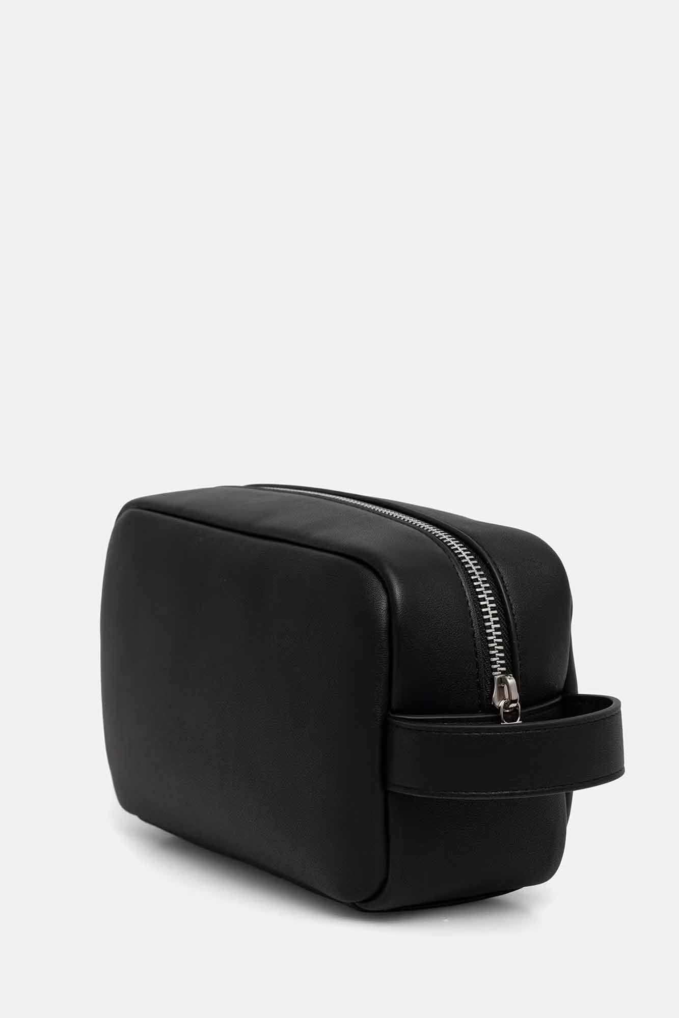 Calvin Klein Raised Dopp Kit, pochette da unisex adulto nera