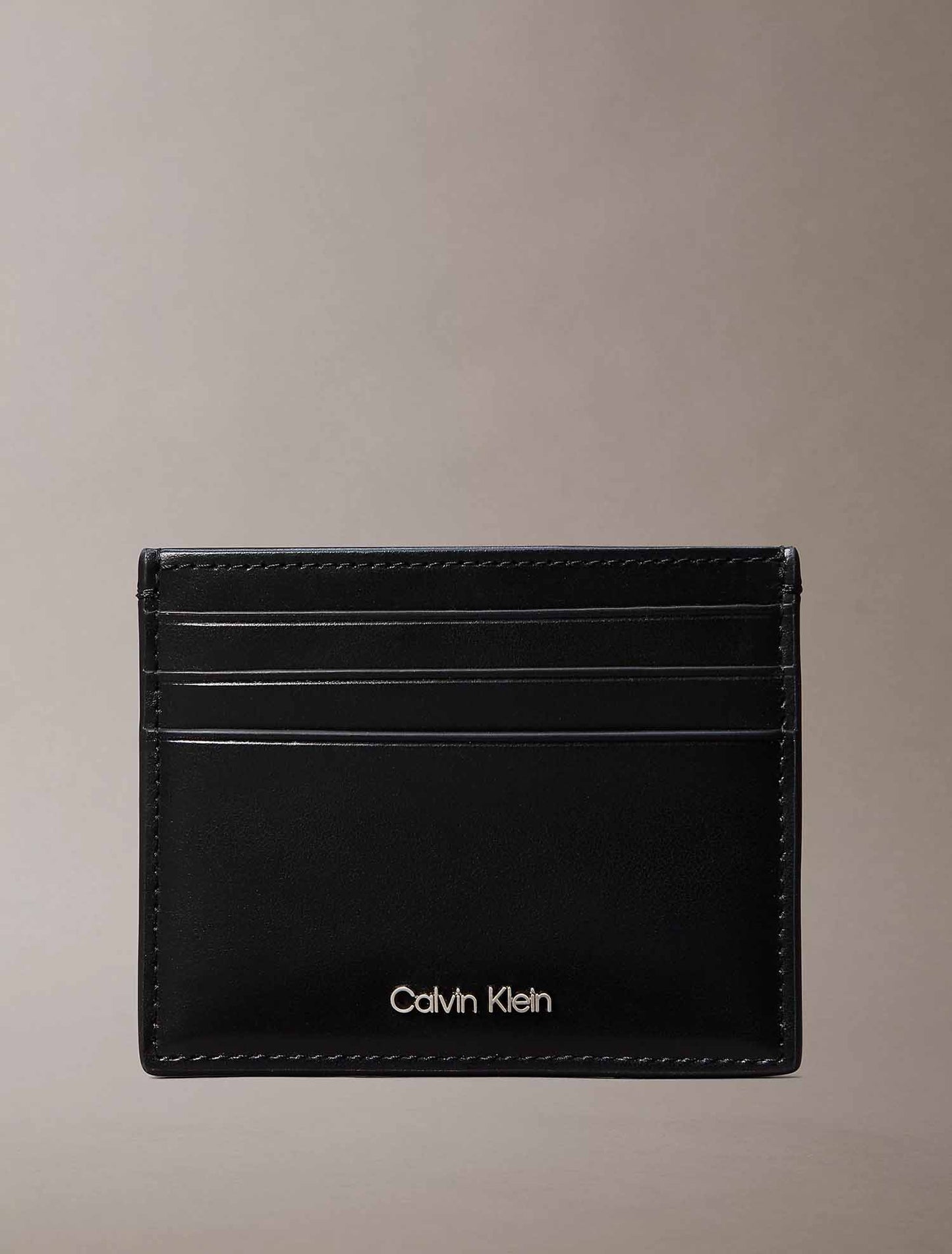 Calvin Klein Raised Cardholder, portafogli da uomo nero