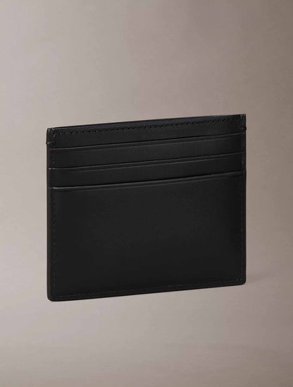 Calvin Klein Raised Cardholder, portafogli da uomo nero