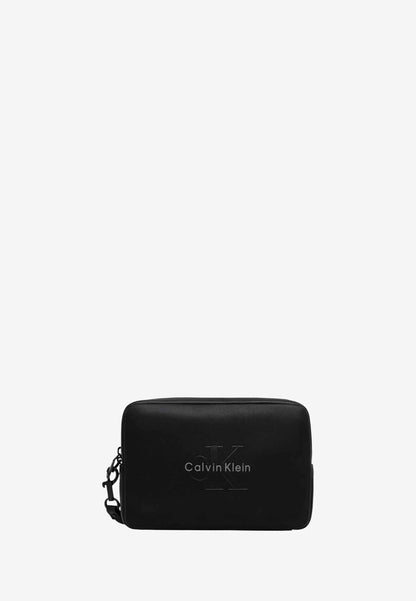 Calvin Klein Bold Pouch Handle, pochette da unisex adulto nera
