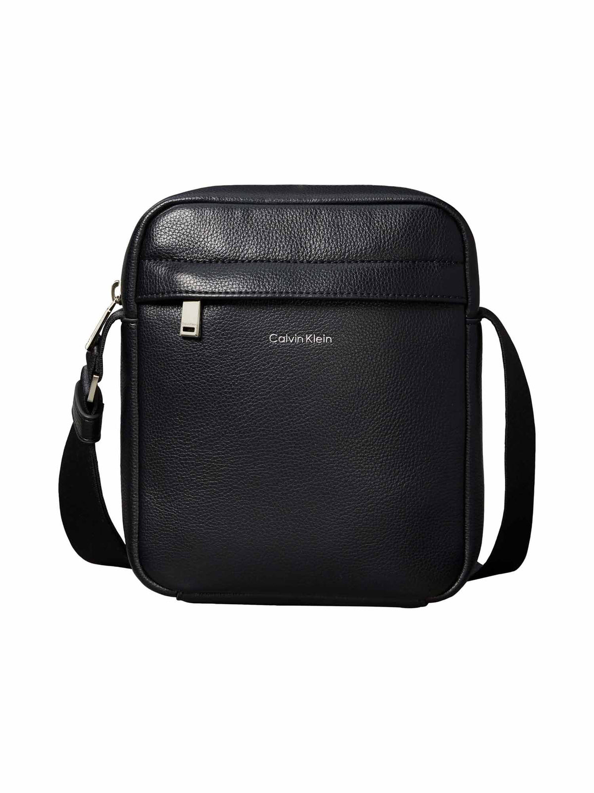 Ck raised reporter tracolla da unisex nero