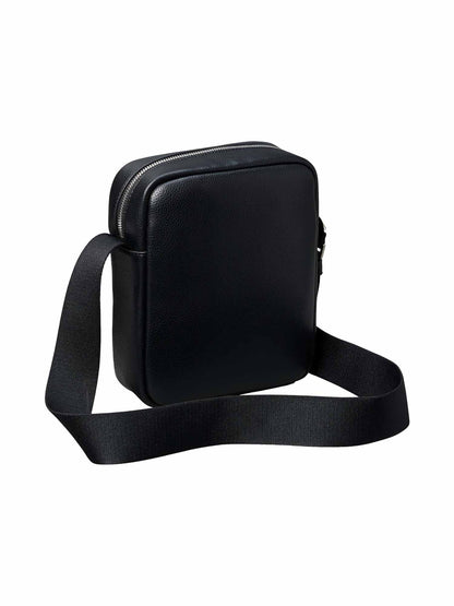 Ck raised reporter tracolla da unisex nero