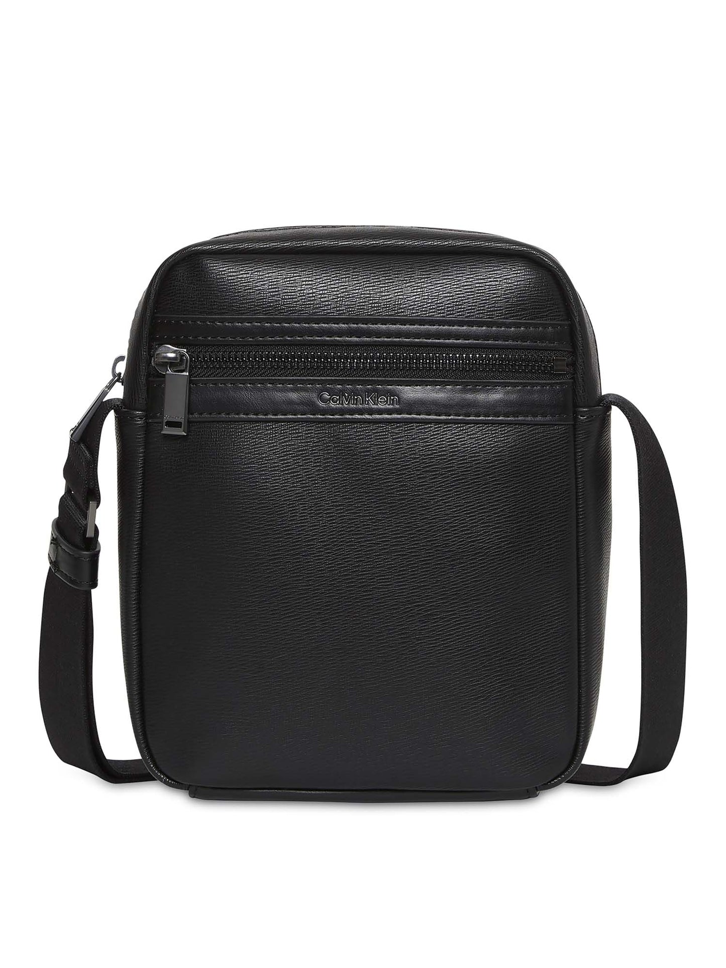 TRACOLLA ZIP REPORTER CALVIN KLEIN UOMO NERO