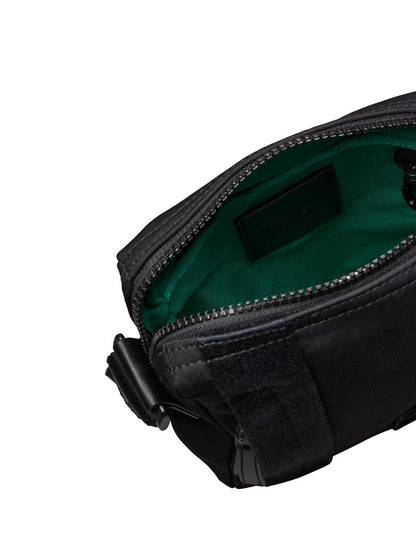 Calvin Klein Canvas Mix Reporter, borsa tracolla uomo nera